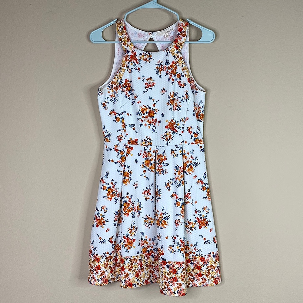 Rewind | High Neck Floral Mini Dress | M